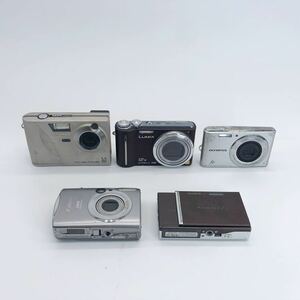74【他にも出品中】デジタルカメラ 5台セット まとめ売り Nikon Canon SONY CASIO FUJIFILM