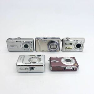 102【他にも出品中】デジタルカメラ 5台セット まとめ売り Canon FUJIFILM CASIO コンパクトデジタルカメラ