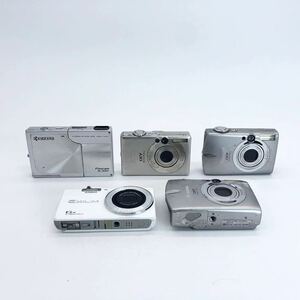 107【他にも出品中】デジタルカメラ 5台セット まとめ売り Canon FUJIFILM CASIO Panasonic カシオ LUMIX