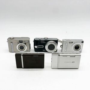 118【他にも出品中】デジタルカメラ 5台セット まとめ売り CANON SONY OLYMPUS EXILIM FinePix