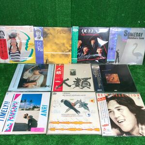 101 collector discharge goods LP record together 10 sheets western-style music Japanese music genre various large amount exhibiting retro 