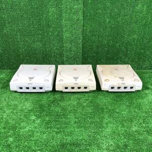 201 SEGA Dreamcast body HKT-3000 3 pcs summarize Sega Dreamcast game machine operation not yet verification Junk 