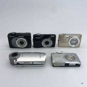 45【他にも出品中】デジタルカメラ 5台セット まとめ売り LUMIX Panasonic コンパクトデジタルカメラ Canon Nikon