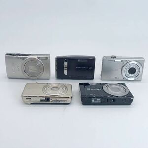 72【他にも出品中】デジタルカメラ 5台セット まとめ売り SONY CASIO Panasonic カシオ OLYMPUS デジカメ Cyber-shot