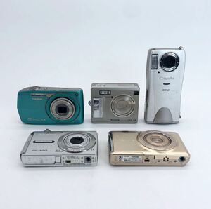 90【他にも出品中】デジタルカメラ 5台セット まとめ売り デジカメ CASIO Panasonic Canon FUJIFILM