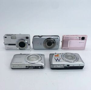37【他にも出品中】デジタルカメラ 5台セット まとめ売り SONY Canon CASIO Panasonic Nikon