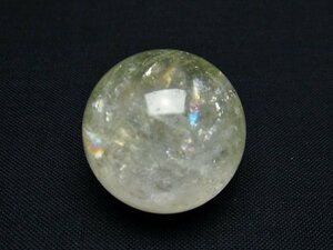 銀座東道◆天然石最高級品シトリン水晶丸玉 25mm [T318-5413]