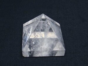 銀座東道◆極品天然AAAAAヒマラヤ水晶ピラミッド[T600-2214]