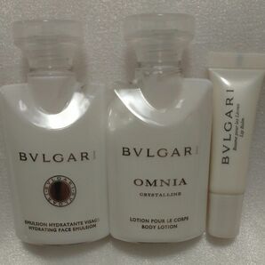 BVLGARI ブルガリ オムニア クリスタリン ローション、リップバーム