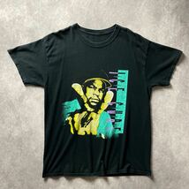 00s ICE CUBE アイスキューブ ラップ Tシャツ Lサイズ 相当 フェードブラック 黒 丸胴ボディ ビンテージ 古着 _画像1