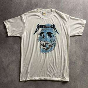 80s 90s vintage USA製 METALLICA メタリカ バンド Tシャツ ホワイト 白 Lサイズ シングルステッチ