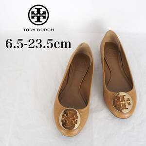 MK6107*TORY BURCH*トリーバーチ*レディースバレエシューズ*6.5-23.5cm*キャメル