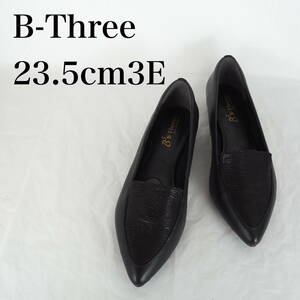 MK6154*B-Three*レディースパンプス*23.5cm3E*黒