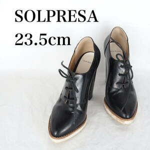 MK6170*SOLPRESA*ソルプレーサ*レディースパンプス*23.5cm*黒