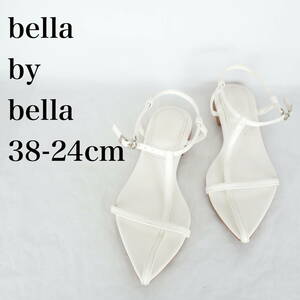 MK6213*bella by bella*レディースサンダル*38-24cm*白