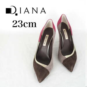 MK6263*DIANA* Diana * lady's pumps *23cm* light brown group * pink 
