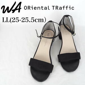 MK6330*WA ORiental TRaffic*ダブルエーオリエンタルトラフィック*レディースサンダル*LL(25-25.5cm）*黒