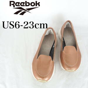 MK6367*Reebok*リーボック*レディーススリッポンシューズ*US6-23cm*ピンクゴールド