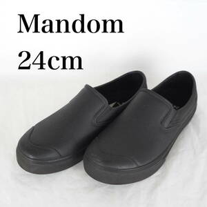 MK6427*Mandom* man dam * lady's rain shoes *24cm* black *
