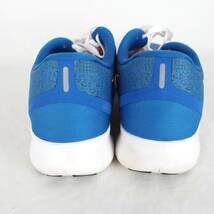 MK6478*NIKE INDEED FREE RN*ナイキ*レディースランニングシューズ*US8.5-25.5cm*青_画像4