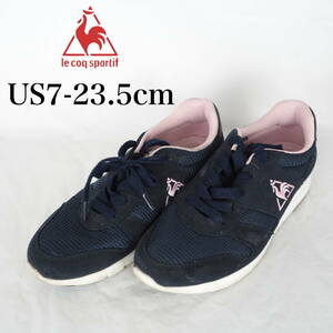 MK6100*le coq sportif*ルコックスポルティフ*レディーススニーカー*US7-23.5cm*ネイビー