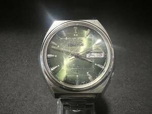 SEIKO 5ACTUS 6106-7700 稼動品 セイコー アクタス 自動巻き 23石 SS グリーン 腕時計