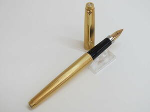 (a-8) PARKER Parker 20μ Gold fountain pen pen .:14K