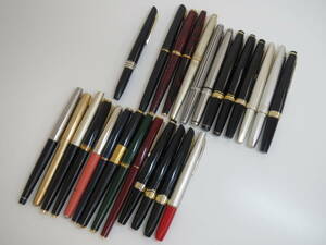 (b-4) Pilot / platinum / sailor etc. fountain pen 26 pcs set pen .:18K 1 2 ps *14K 13ps.@*22K 1 pcs 