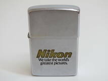 (d-2)　ZIPPO　ジッポ　Nikon / ニコン　オイルライター　1982年_画像2