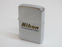 (d-3)　ZIPPO　ジッポ　Nikon / ニコン　オイルライター　1978年_画像1