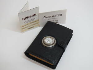 (d-11)　RONSON　ロンソン　バンジョー ウォッチ　時計
