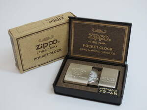 (d-12)　ZIPPO　ジッポ　タイムタンク　ポケットクロック・置時計　アシアナ航空