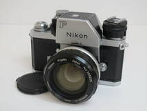 (e-7)　Nikon　ニコン　F　アイレベル　フォトミック　FTNファインダー / NIKKOR-S Auto 1:1.2 f=55mm　フィルムカメラ_画像1
