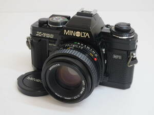 (f-2)　MINOLTA　ミノルタ　X-700 / MD 50mm 1:1.7　フィルムカメラ