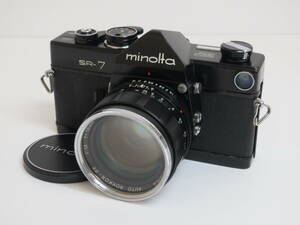 (g-4)　minolta　ミノルタ　SR-7　ブラック / ROKKOR-PF 1:1.4 f=58mm　フィルムカメラ　2556081