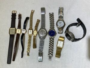 kma09▼腕時計 10点おまとめ/レディース メンズウォッチ SEIKO.CITIZEN.CASIOなど 未稼働 ジャンク時計▼