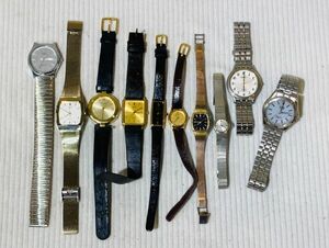 kmo21▼腕時計 10点おまとめ/レディース メンズウォッチ SEIKO.CITIZEN.CASIOなど 未稼働 ジャンク時計▼