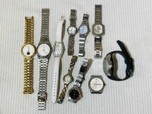 kmo10▼腕時計 10点おまとめ/レディース メンズウォッチ SEIKO.CITIZEN.CASIOなど 未稼働 ジャンク時計▼_画像1