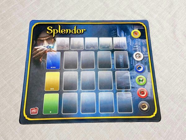 新品　宝石の煌き（Splendor)スプレンダー用ゲームマット　折りたたみ発送