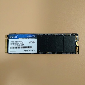 【送料無料】Netac N930E Pro NVMe SSD 500GB M.2 2280【N147】