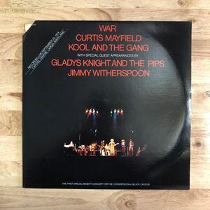 LP WAR, CURTIS MAYFIELD, GLADYS KNIGHT AND THE PIPS etc/THE FIRST ANNUAL BENEFIT CONCERT~[USオリジナル:初版CHESSオレンジラベル]