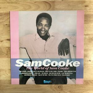 LP サム・クック14曲収録初期ベスト盤!! SAM COOKE/THE WORLD OF SAM COOKE[EU盤:'89年PRESS:元々の紙スリーヴ付き]