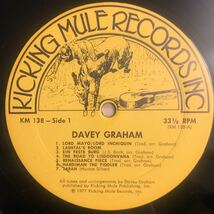LP DAVY GRAHAM/THE COMPLETE GUITARIST[USオリジナル:KICKING MULE:PRO.JOHN RENBOURN:77録音:シュリンク:CS付き]★PENTANGLE BERT JANSCH_画像4