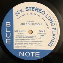 LP 美品 BLUE NOTE最後の復刻シリーズ LOU DONALDSON ルー・ドナルドソン/LIGHT-FOOT ライト・フット[帯:解説付き:BST 84053:RAY BARRETTO]_画像5