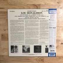 LP 美品 BLUE NOTE最後の復刻シリーズ LOU DONALDSON ルー・ドナルドソン/LIGHT-FOOT ライト・フット[帯:解説付き:BST 84053:RAY BARRETTO]_画像2