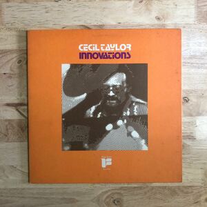 LP 見本盤 自由に飛び回る壮絶なテクニックのピアノが素晴らしい名演 CECIL TAYLOR/INNOVATIONS[72年作(62録音):JIMMY LYONS,SUNNY MURRAY]