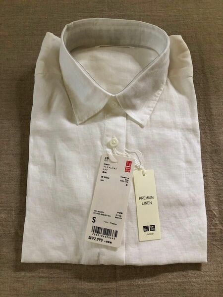 UNIQLO プレミアムリネンシャツ　長袖　　　　　　　　未使用品