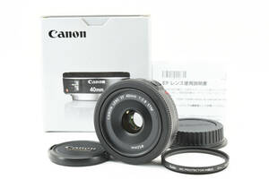 [美品] Canon EF 40mm f/2.8 STM Pancake For EF Mount W/Box 2131909