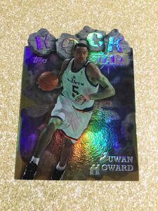 1997 1998 topps juwan howard rock stars refractor card