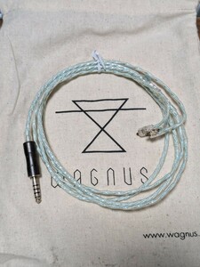 【WAGNUS】Frosty Sheep -Aqualice-（MMCX、5極4.4mmバランス）おまけ付き